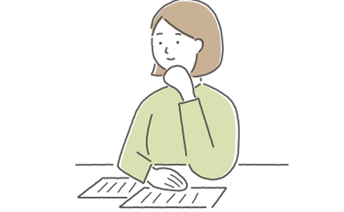 見積書を書面で確認し納得してから契約する様子