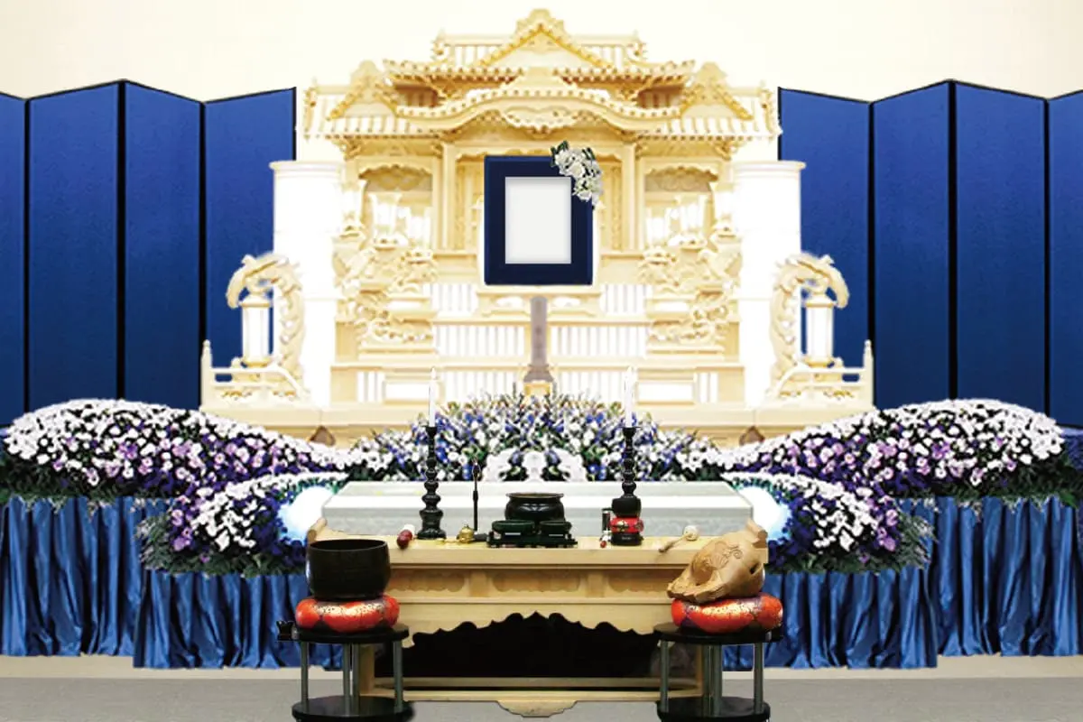 公営葬きずなプランのイメージ - 温かな雰囲気でのお別れ